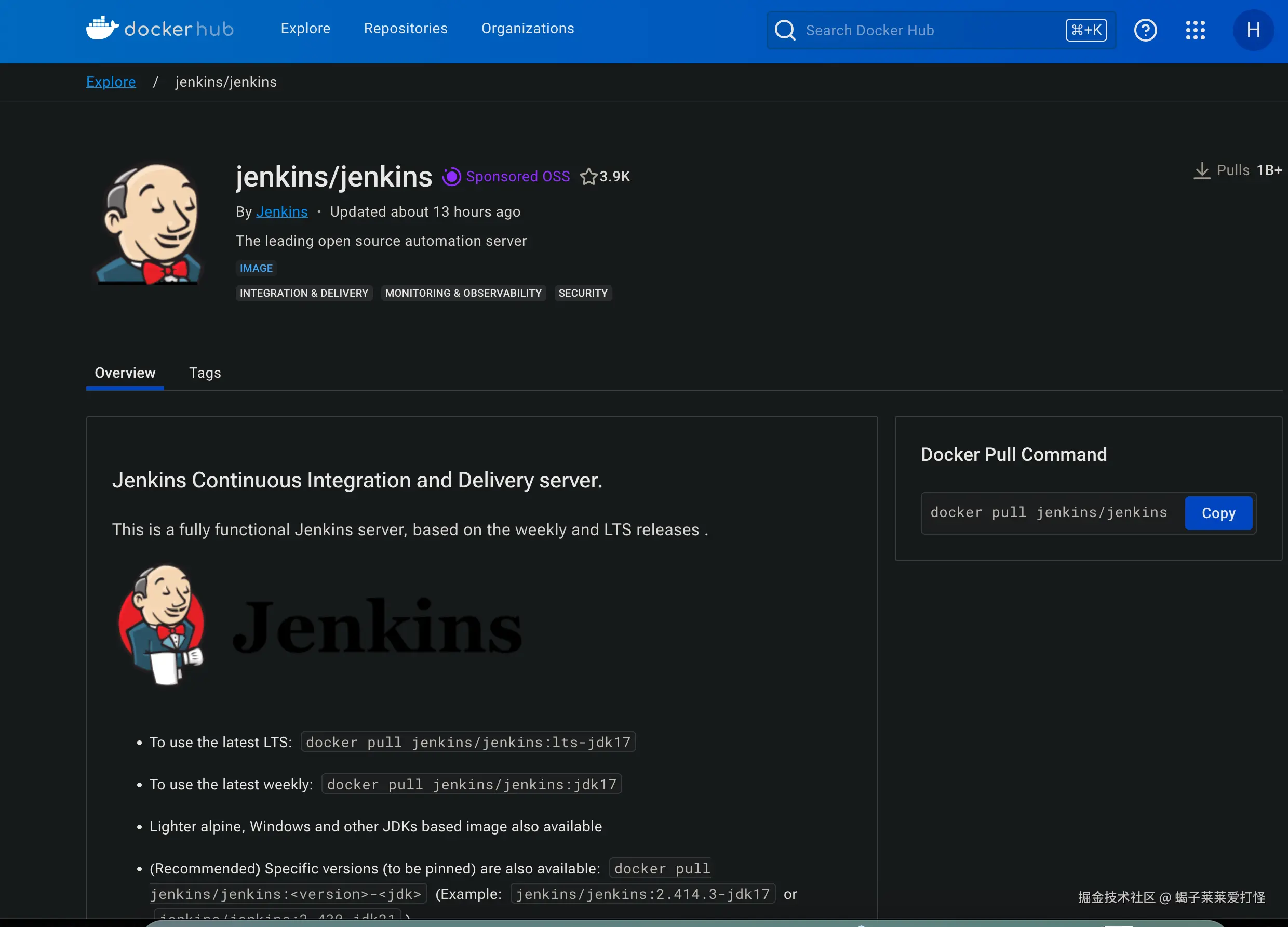 Jenkins 安装、启动、初始化配图（1）